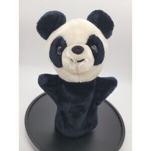 Vintage Animal Fair Panada Hand Puppet 12" Made In Korea